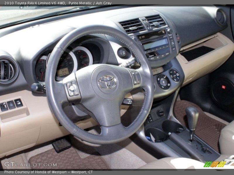 Pyrite Metallic / Ash Gray 2010 Toyota RAV4 Limited V6 4WD