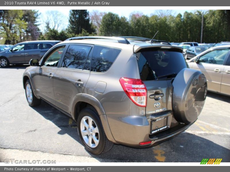 Pyrite Metallic / Ash Gray 2010 Toyota RAV4 Limited V6 4WD
