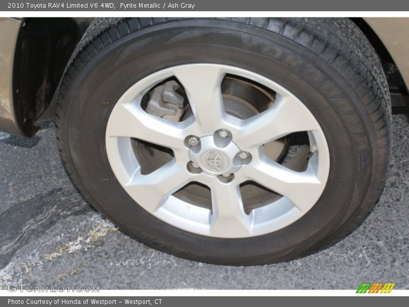 Pyrite Metallic / Ash Gray 2010 Toyota RAV4 Limited V6 4WD
