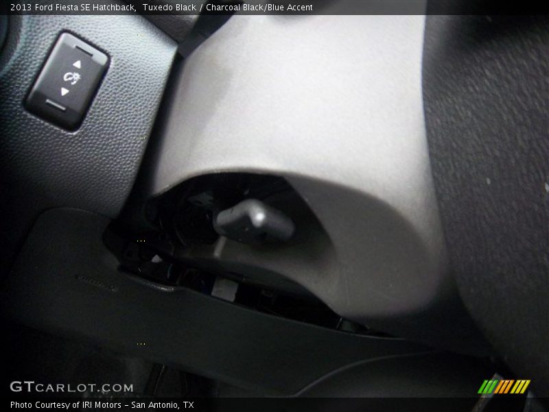 Tuxedo Black / Charcoal Black/Blue Accent 2013 Ford Fiesta SE Hatchback