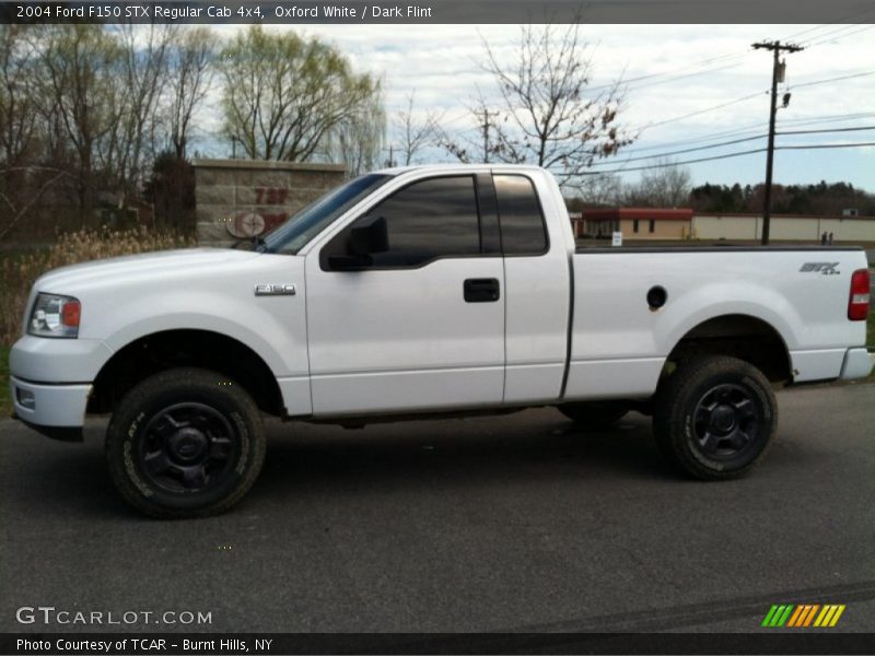 Oxford White / Dark Flint 2004 Ford F150 STX Regular Cab 4x4