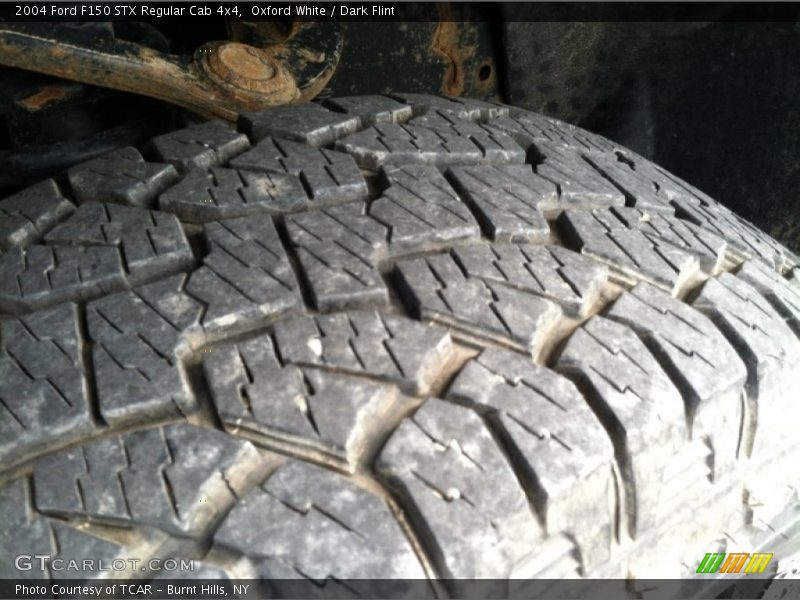 Oxford White / Dark Flint 2004 Ford F150 STX Regular Cab 4x4