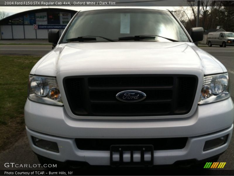 Oxford White / Dark Flint 2004 Ford F150 STX Regular Cab 4x4