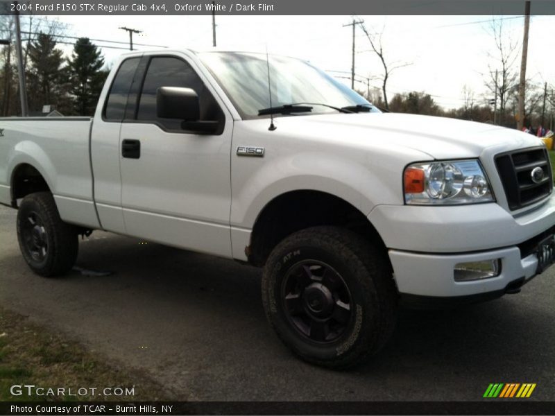Oxford White / Dark Flint 2004 Ford F150 STX Regular Cab 4x4