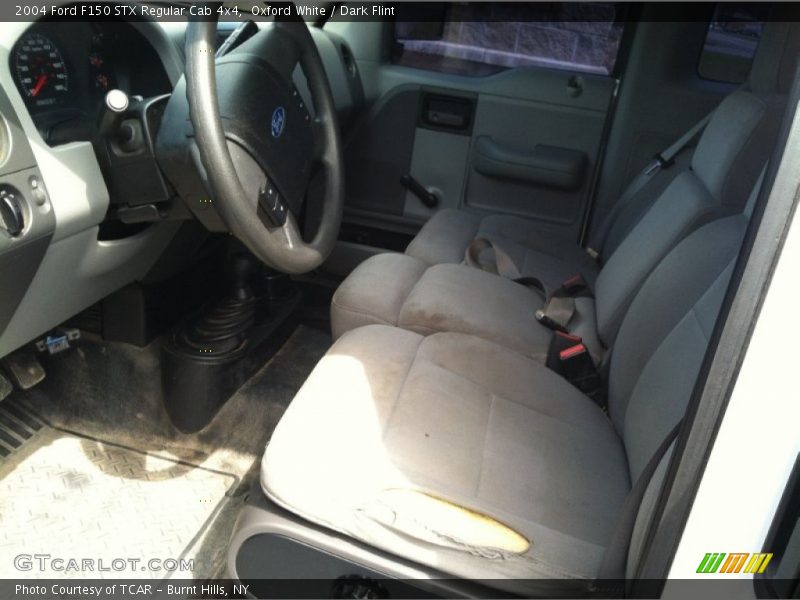Oxford White / Dark Flint 2004 Ford F150 STX Regular Cab 4x4