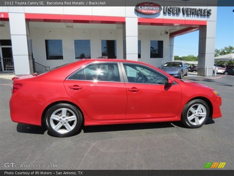Barcelona Red Metallic / Black/Ash 2012 Toyota Camry SE