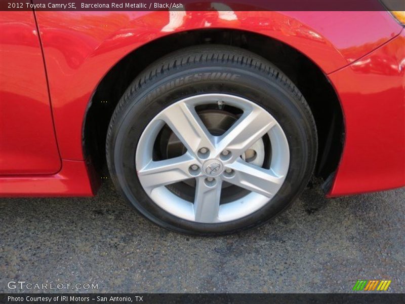 Barcelona Red Metallic / Black/Ash 2012 Toyota Camry SE