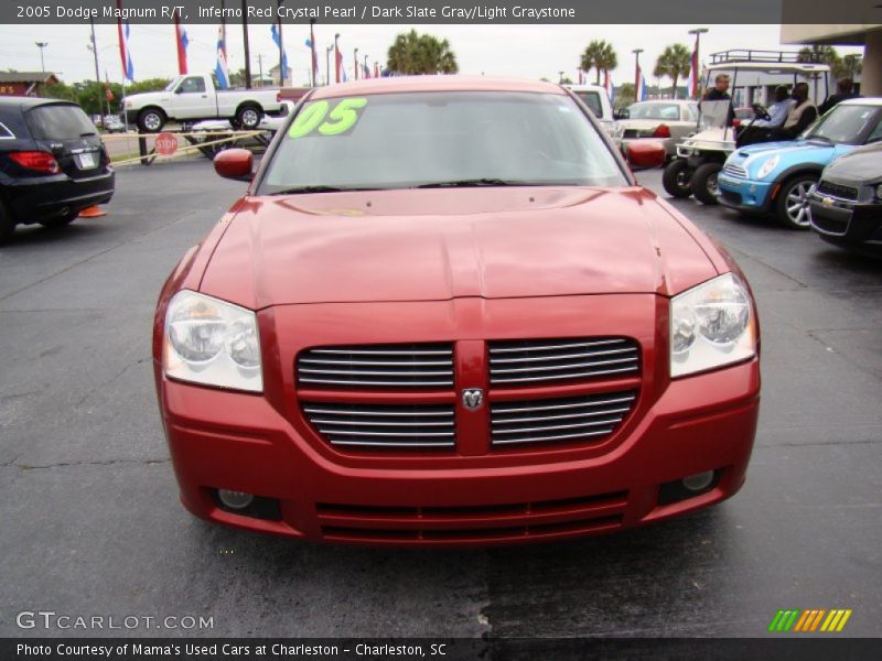 Inferno Red Crystal Pearl / Dark Slate Gray/Light Graystone 2005 Dodge Magnum R/T
