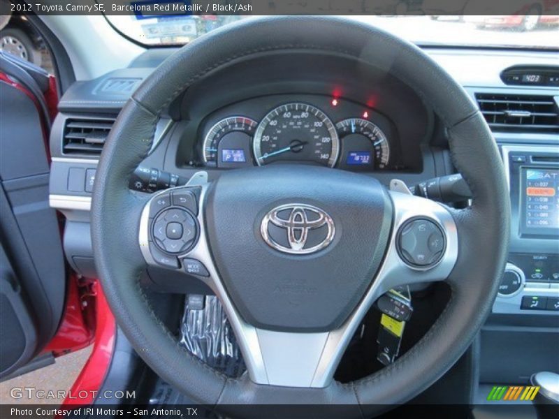 Barcelona Red Metallic / Black/Ash 2012 Toyota Camry SE