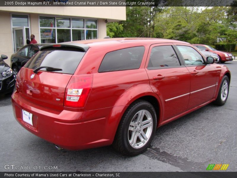 Inferno Red Crystal Pearl / Dark Slate Gray/Light Graystone 2005 Dodge Magnum R/T