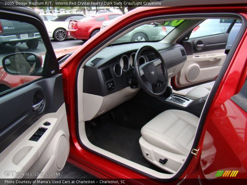 Inferno Red Crystal Pearl / Dark Slate Gray/Light Graystone 2005 Dodge Magnum R/T