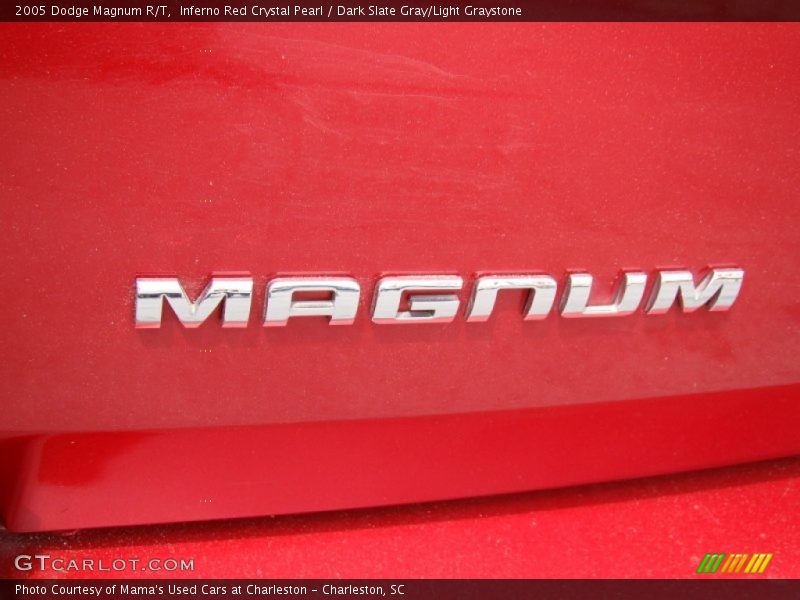 Inferno Red Crystal Pearl / Dark Slate Gray/Light Graystone 2005 Dodge Magnum R/T