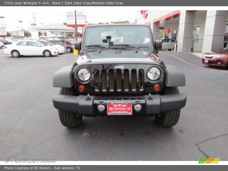 Black / Dark Slate Gray/Medium Slate Gray 2009 Jeep Wrangler X 4x4