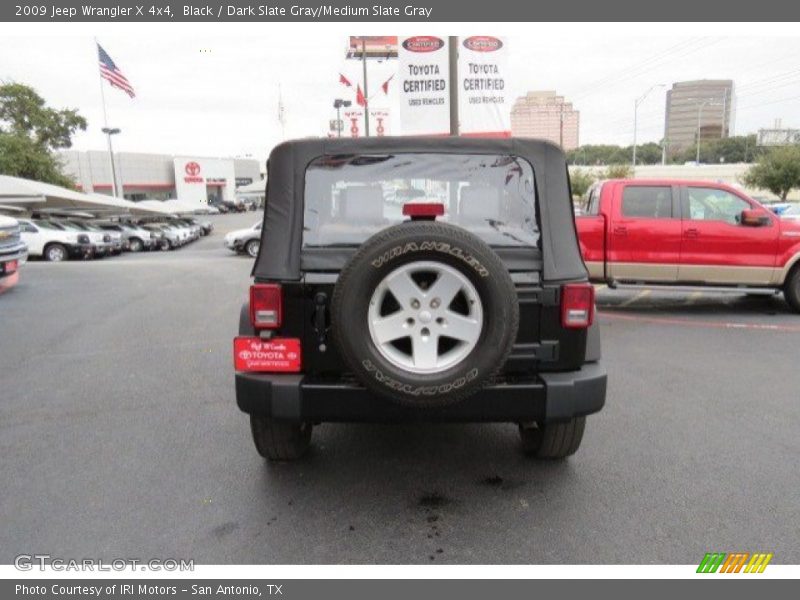 Black / Dark Slate Gray/Medium Slate Gray 2009 Jeep Wrangler X 4x4