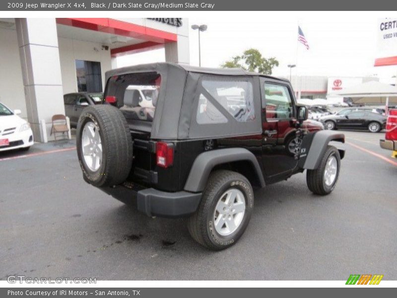 Black / Dark Slate Gray/Medium Slate Gray 2009 Jeep Wrangler X 4x4
