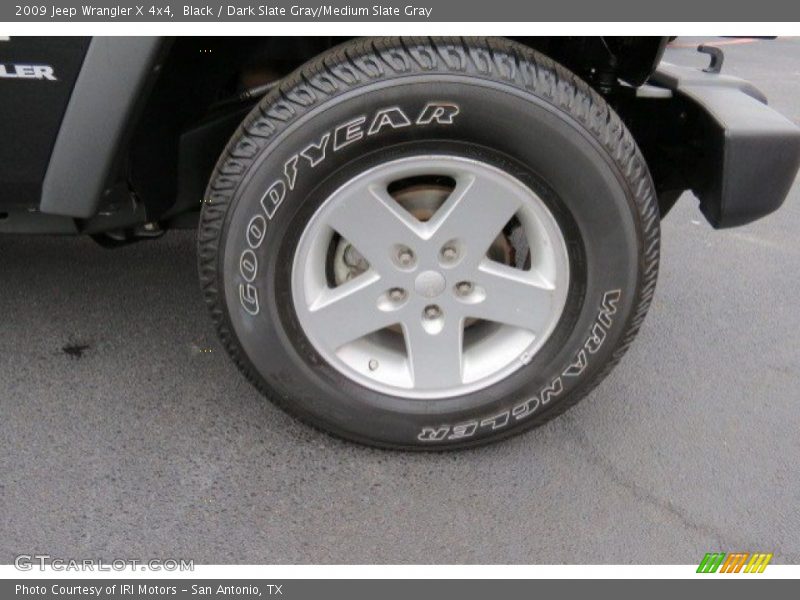 Black / Dark Slate Gray/Medium Slate Gray 2009 Jeep Wrangler X 4x4