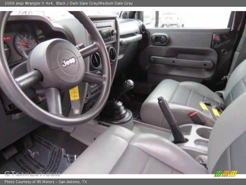 Black / Dark Slate Gray/Medium Slate Gray 2009 Jeep Wrangler X 4x4