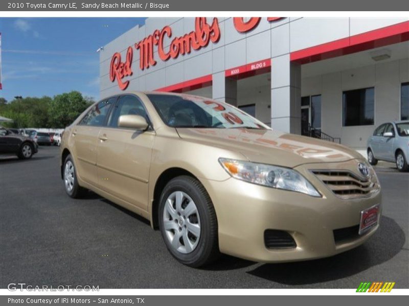 Sandy Beach Metallic / Bisque 2010 Toyota Camry LE