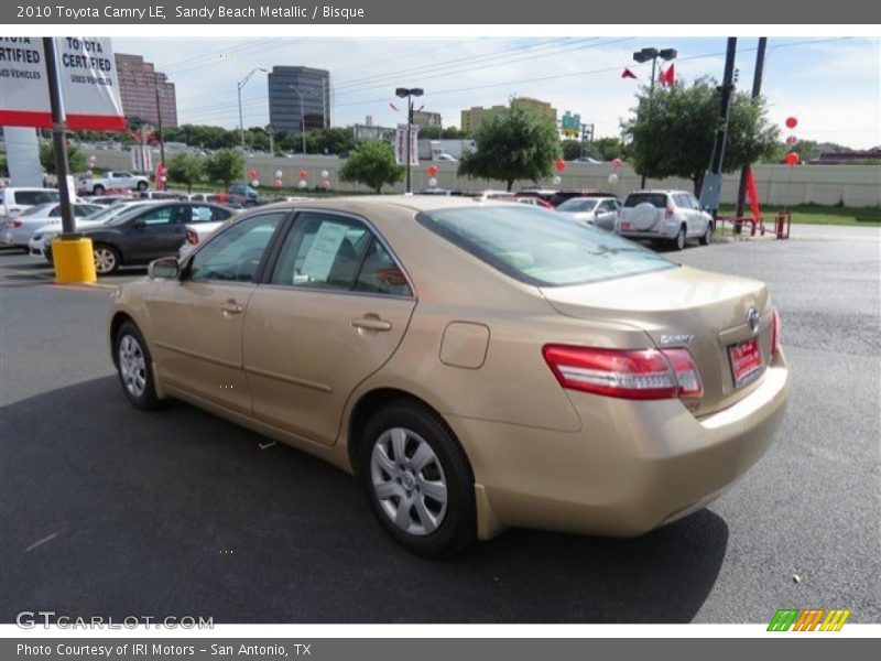 Sandy Beach Metallic / Bisque 2010 Toyota Camry LE