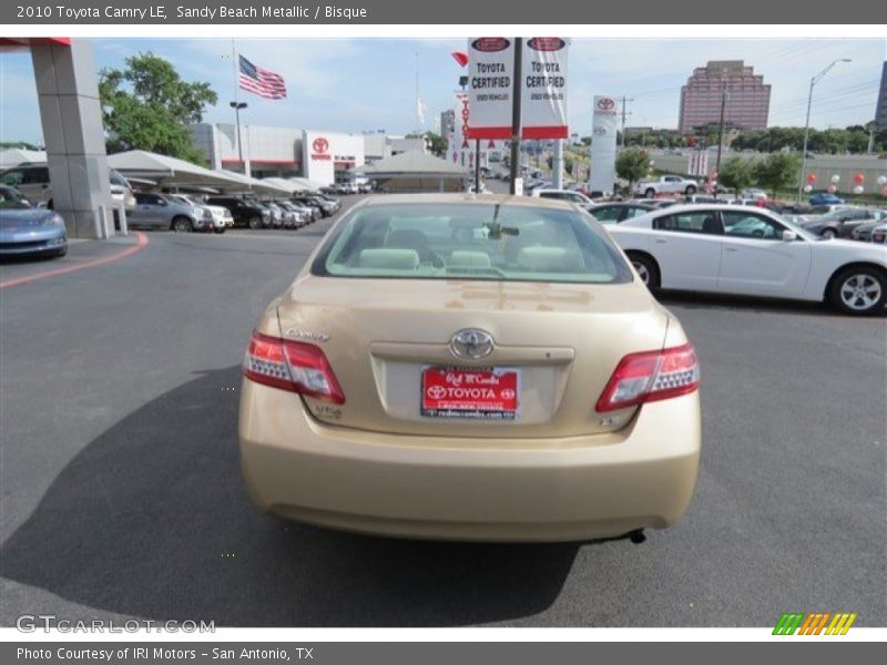 Sandy Beach Metallic / Bisque 2010 Toyota Camry LE