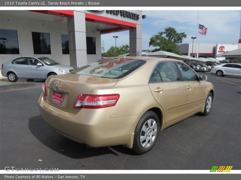Sandy Beach Metallic / Bisque 2010 Toyota Camry LE