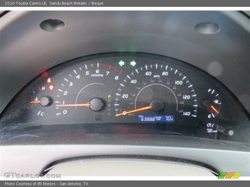 Sandy Beach Metallic / Bisque 2010 Toyota Camry LE