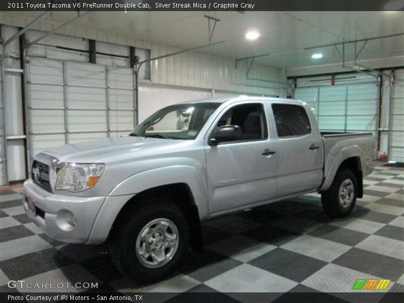 Silver Streak Mica / Graphite Gray 2011 Toyota Tacoma V6 PreRunner Double Cab