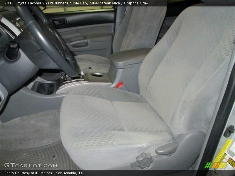 Silver Streak Mica / Graphite Gray 2011 Toyota Tacoma V6 PreRunner Double Cab