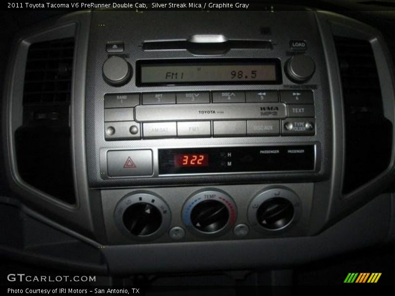 Silver Streak Mica / Graphite Gray 2011 Toyota Tacoma V6 PreRunner Double Cab