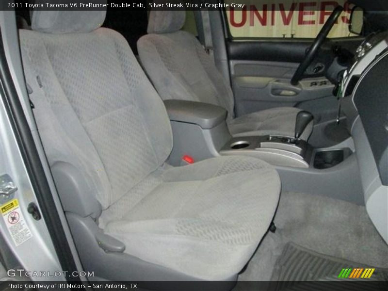 Silver Streak Mica / Graphite Gray 2011 Toyota Tacoma V6 PreRunner Double Cab