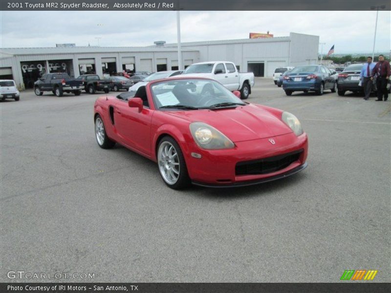 Absolutely Red / Red 2001 Toyota MR2 Spyder Roadster