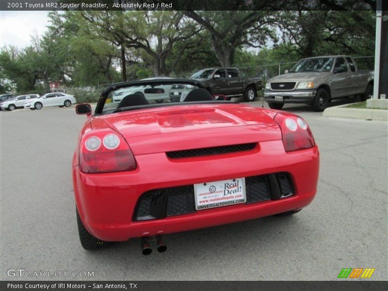 Absolutely Red / Red 2001 Toyota MR2 Spyder Roadster