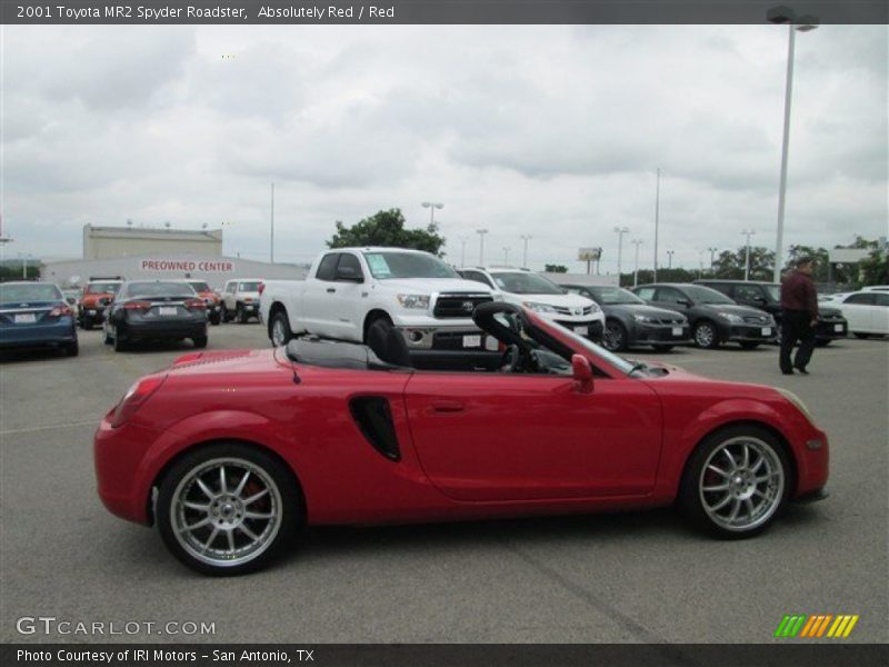 Absolutely Red / Red 2001 Toyota MR2 Spyder Roadster