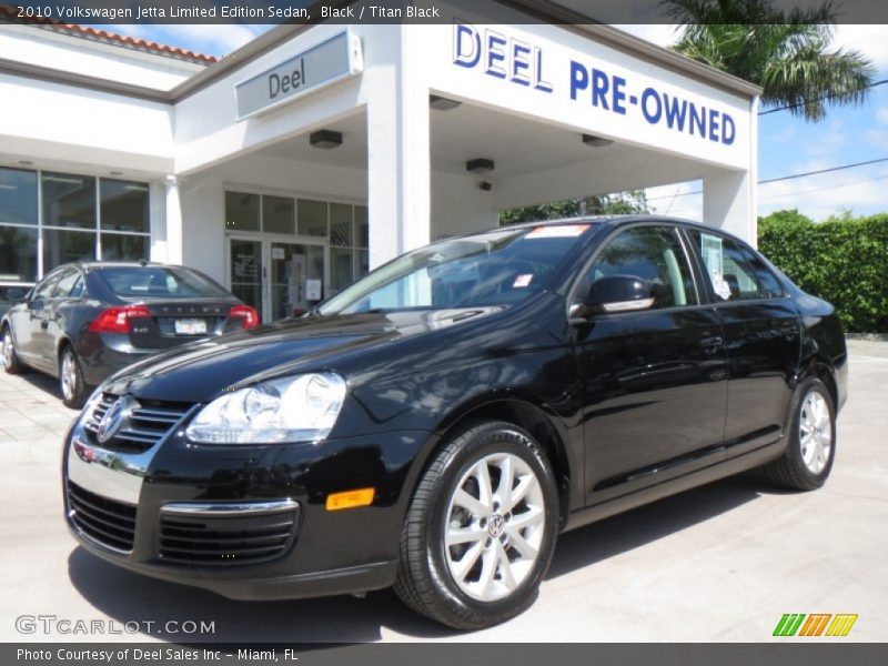 Black / Titan Black 2010 Volkswagen Jetta Limited Edition Sedan