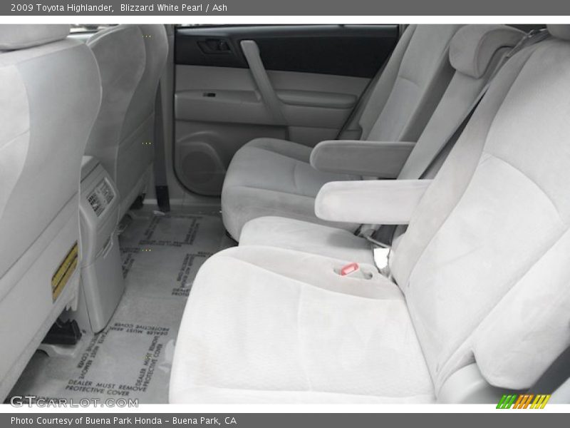 Blizzard White Pearl / Ash 2009 Toyota Highlander