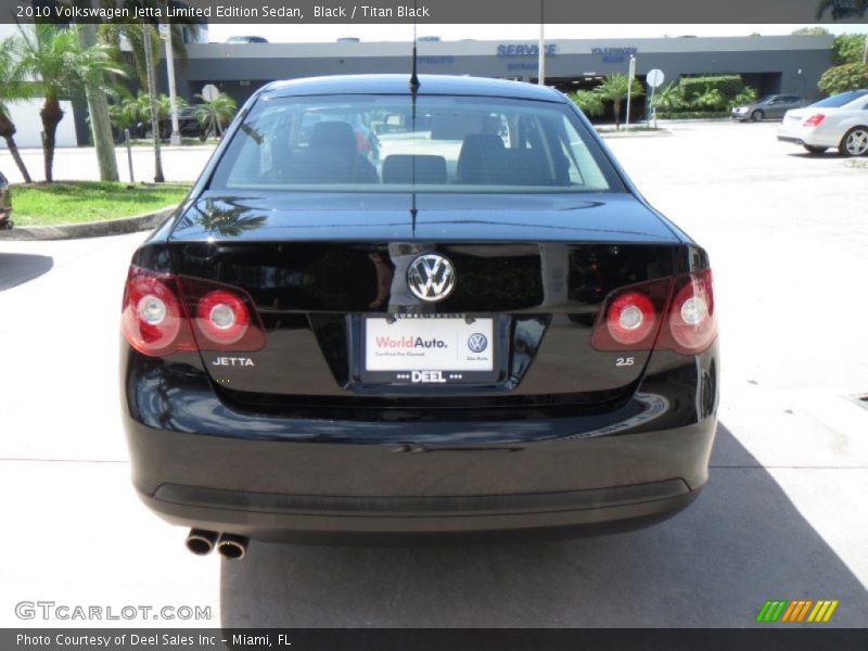 Black / Titan Black 2010 Volkswagen Jetta Limited Edition Sedan