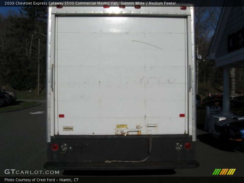 Summit White / Medium Pewter 2009 Chevrolet Express Cutaway 3500 Commercial Moving Van