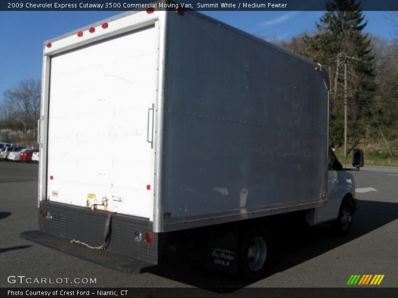 Summit White / Medium Pewter 2009 Chevrolet Express Cutaway 3500 Commercial Moving Van