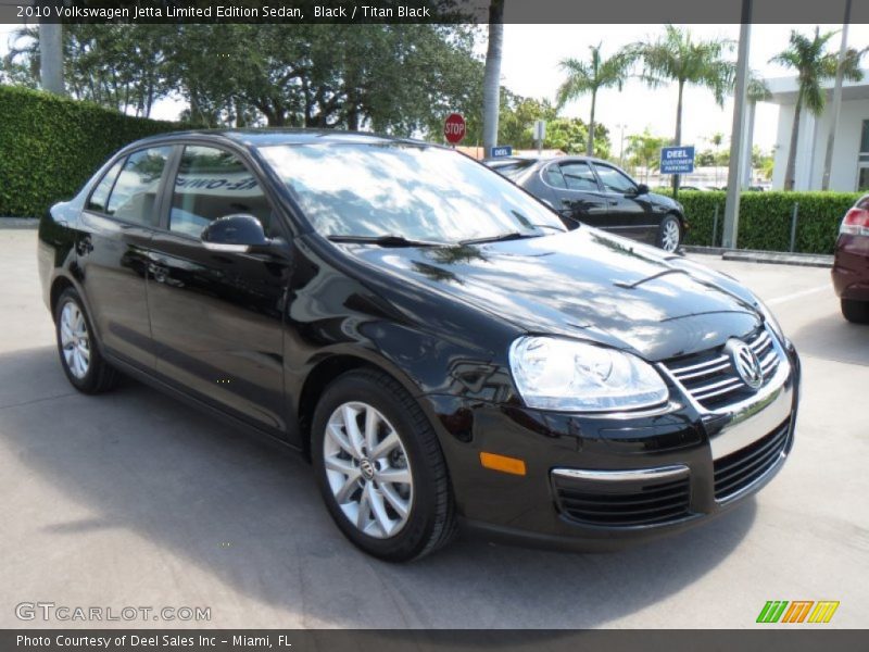 Black / Titan Black 2010 Volkswagen Jetta Limited Edition Sedan