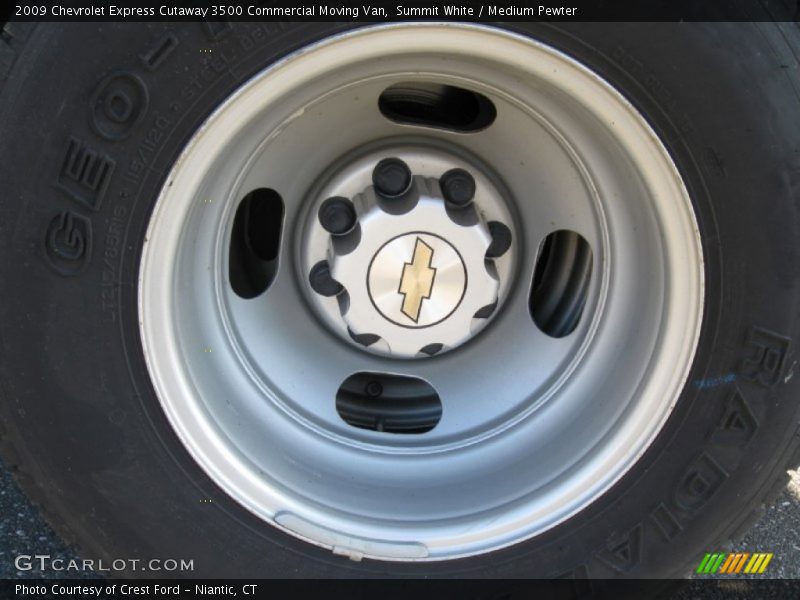Summit White / Medium Pewter 2009 Chevrolet Express Cutaway 3500 Commercial Moving Van