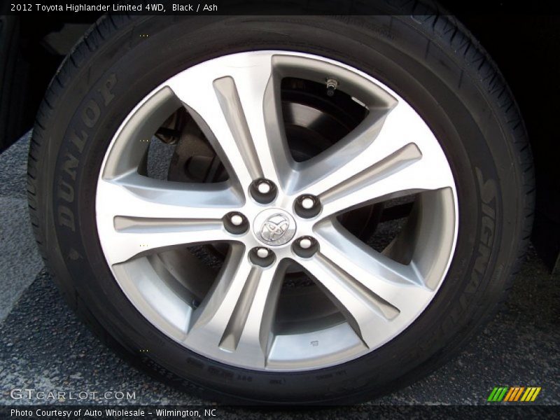 Black / Ash 2012 Toyota Highlander Limited 4WD
