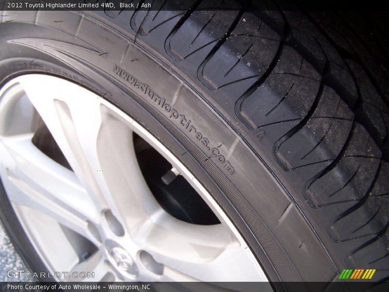 Black / Ash 2012 Toyota Highlander Limited 4WD