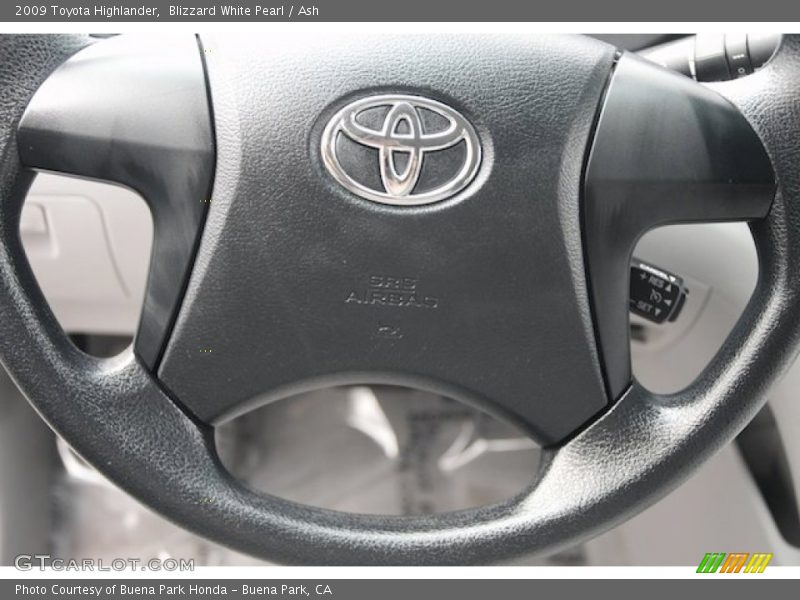 Blizzard White Pearl / Ash 2009 Toyota Highlander