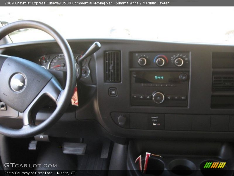 Summit White / Medium Pewter 2009 Chevrolet Express Cutaway 3500 Commercial Moving Van