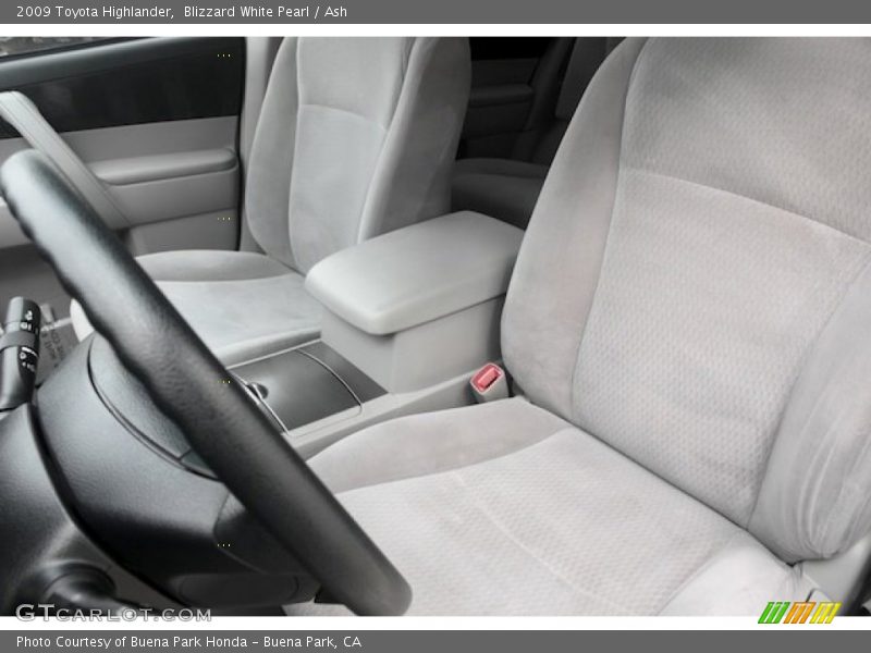 Blizzard White Pearl / Ash 2009 Toyota Highlander