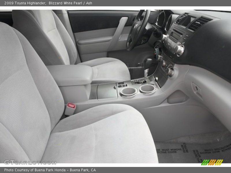 Blizzard White Pearl / Ash 2009 Toyota Highlander