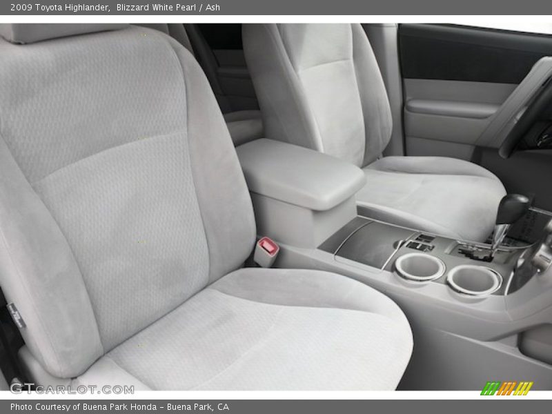 Blizzard White Pearl / Ash 2009 Toyota Highlander