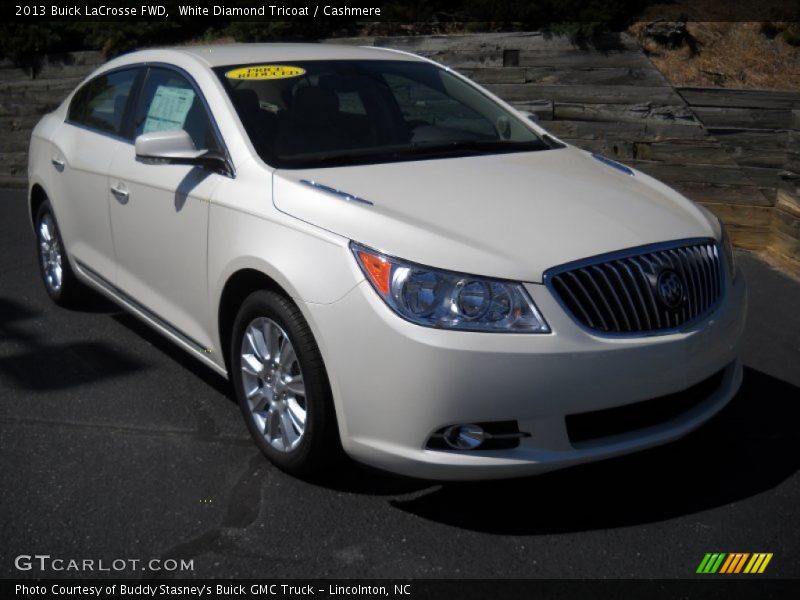 White Diamond Tricoat / Cashmere 2013 Buick LaCrosse FWD