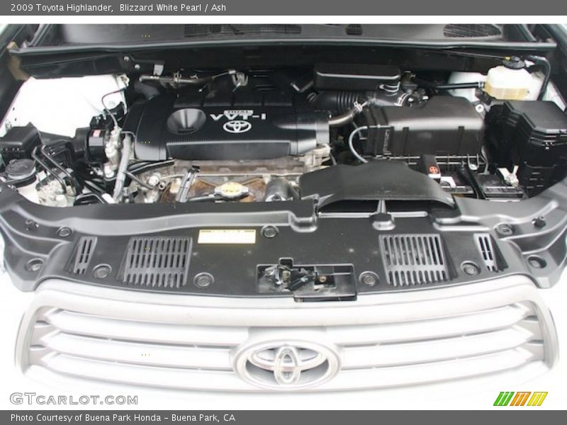Blizzard White Pearl / Ash 2009 Toyota Highlander