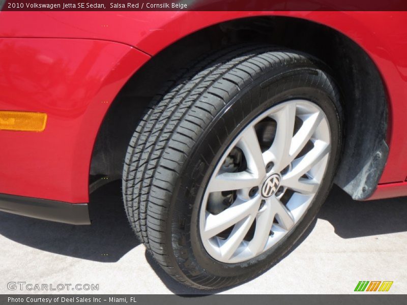 Salsa Red / Cornsilk Beige 2010 Volkswagen Jetta SE Sedan